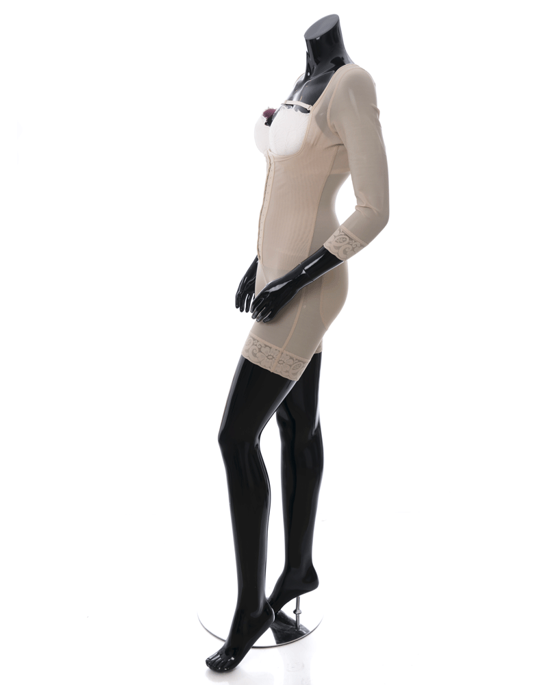 مشد Model No. 1603 Body shaper Half Leg with Sleeves