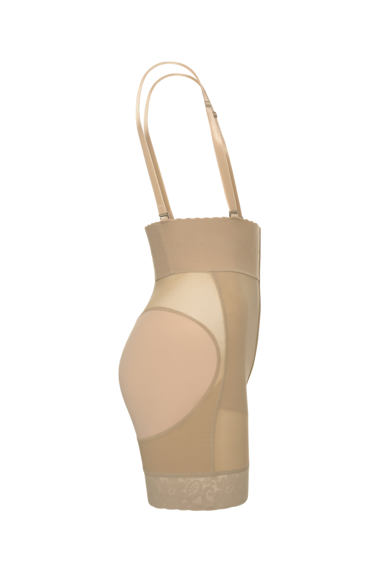 strapless short wide elastic lycra derrier
