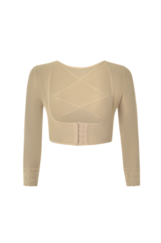 Posture corrector with long sleeves