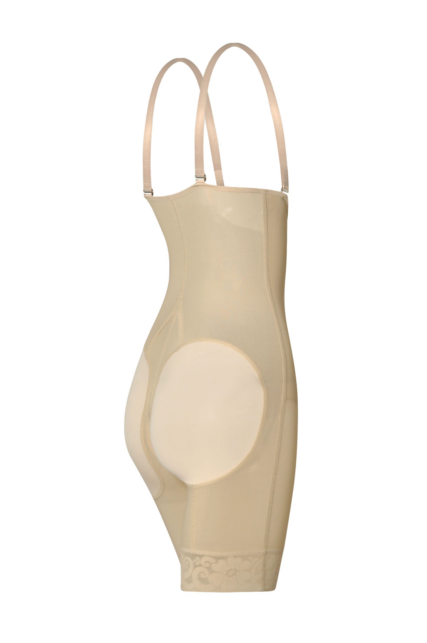Bodyshaper Strapless half leg Lycra Butttocks