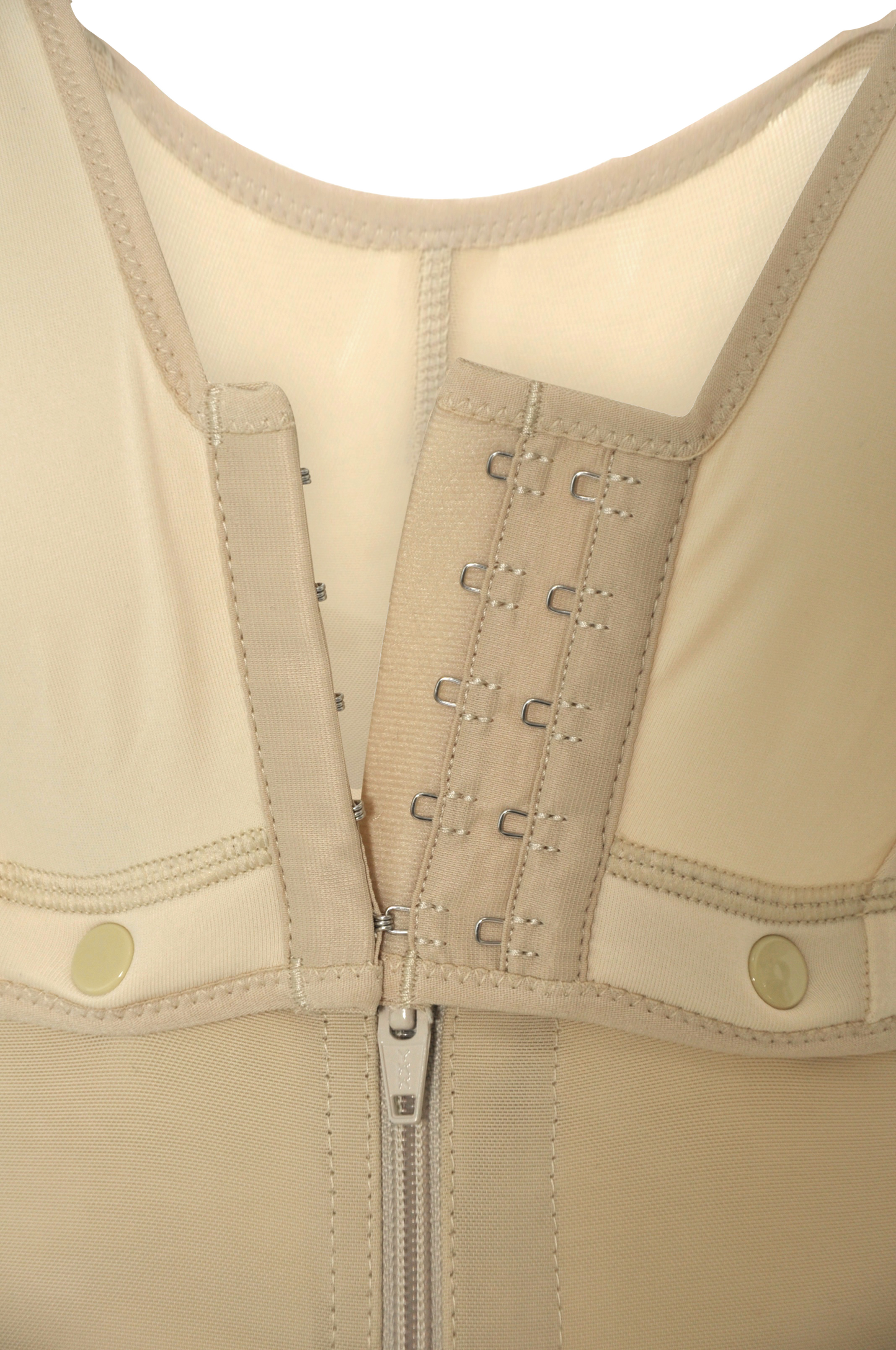 Body shaper with bra 3\4 leg and Lycra buttocks