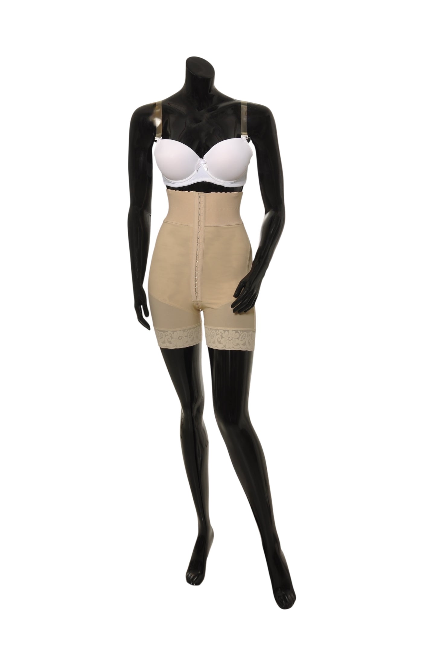 Model NO. 2026 strapless short wide elastic lycra derrier مشد