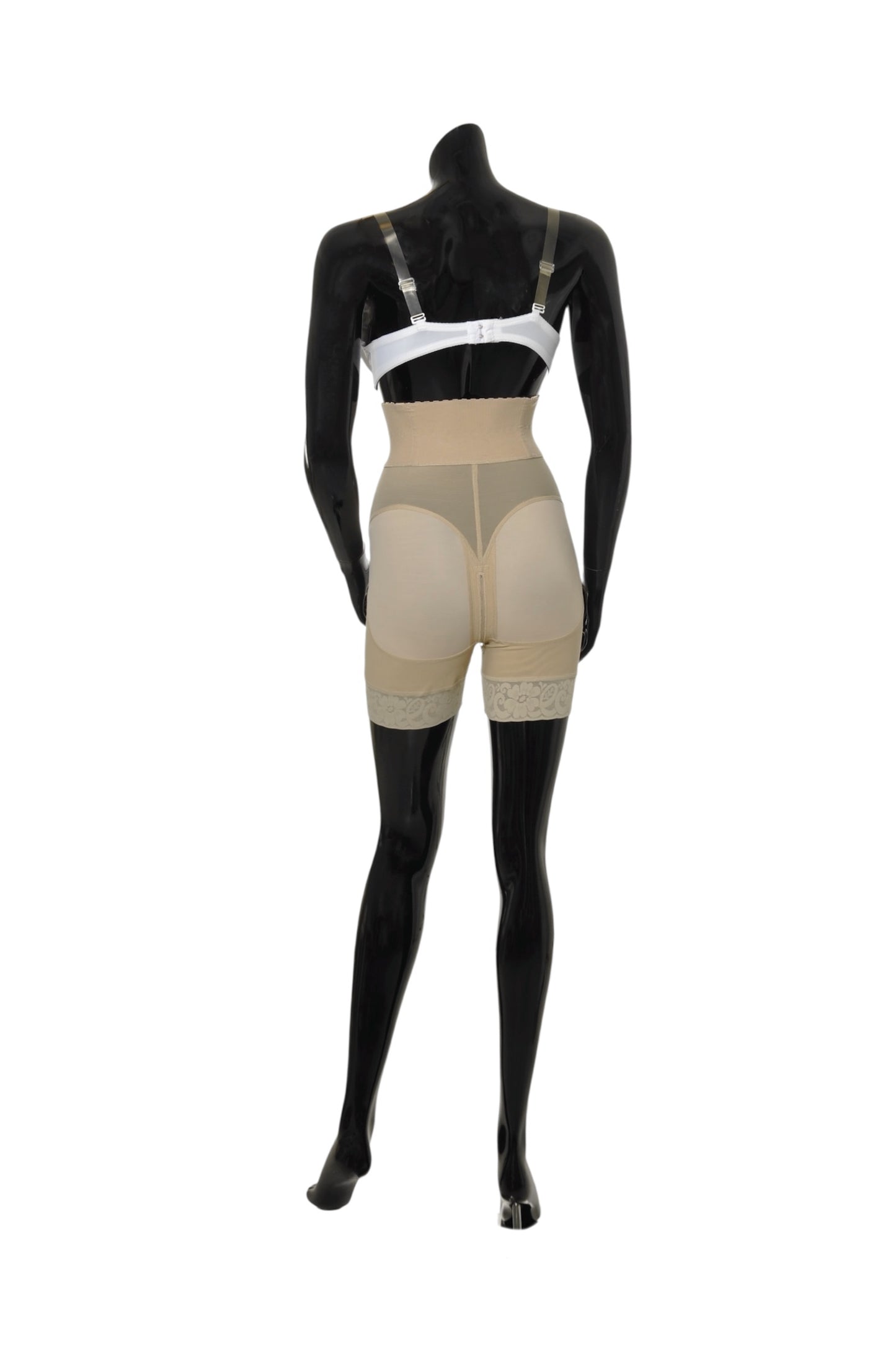 Model NO. 2026 strapless short wide elastic lycra derrier مشد