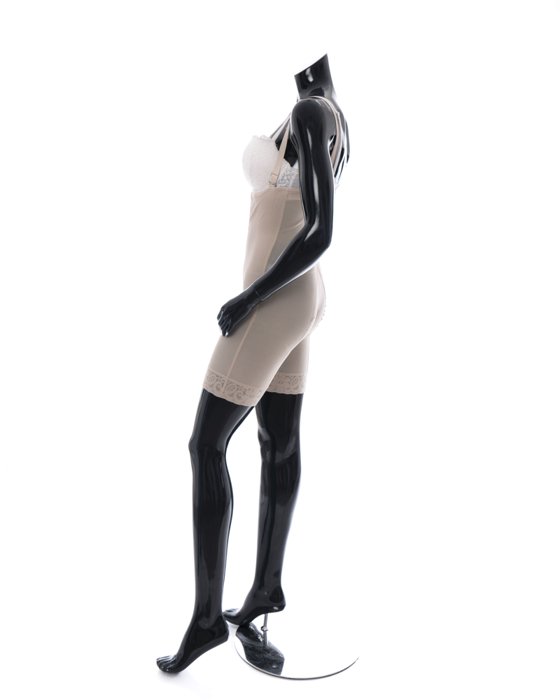 مشد Model No. 1602 Body shaper Strapless Half Leg